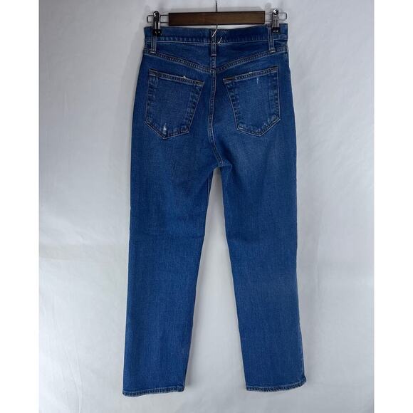 Abercrombie & Fitch Women's Jeans Size 27 The Ankle Straight Ultra High Rise - Picture 2 of 7